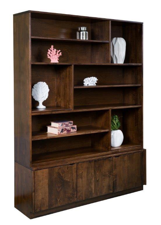 Large Contemporary Bookcase from DutchCrafters Amish Furniture