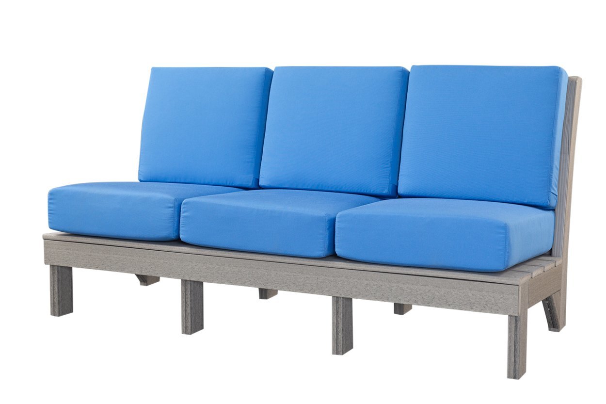 Zen Poly Mission Armless Sofa from DutchCrafters Amish Furniture