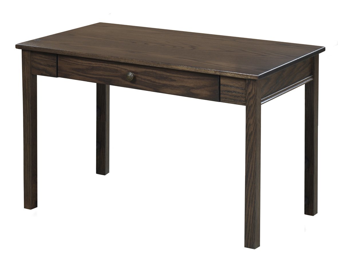 Traditional Oak Wood 48" Writing Desk - Quick Ship from