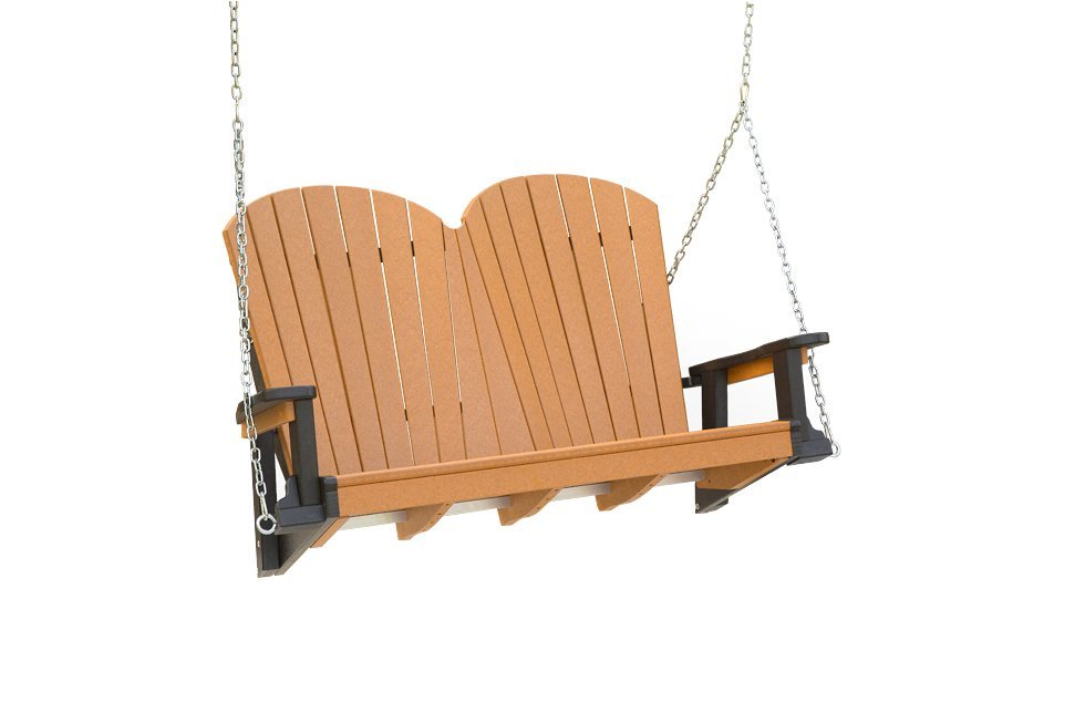 Beachfront Adirondack Swing from DutchCrafters Amish Furniture