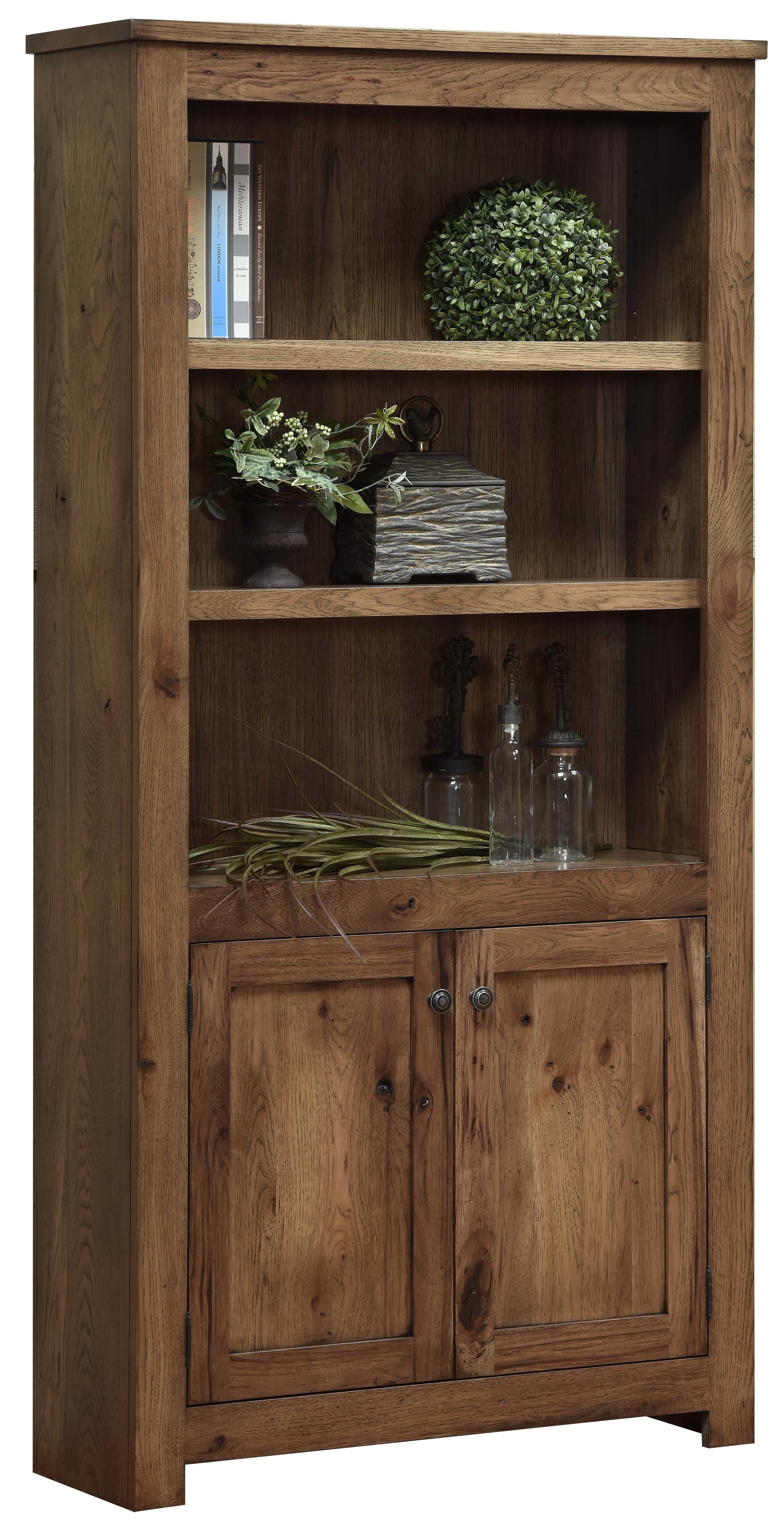 Durable Solid Wood Shelving Unit For Library Use |