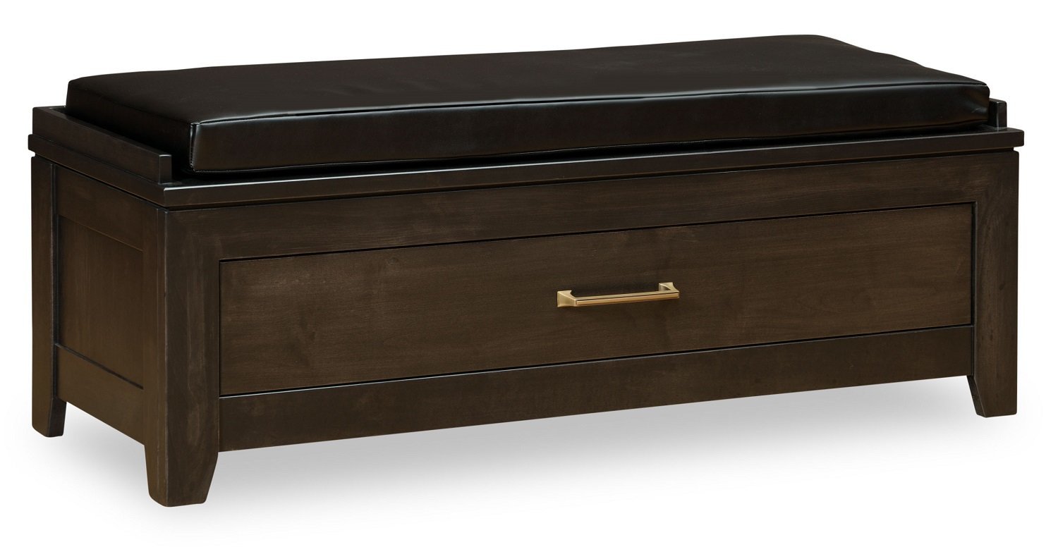 Amish Felipe Deluxe Bench from DutchCrafters Amish Furniture