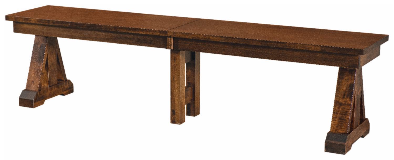 Amish Metropolitan Extension Bench | Solid Wood Seating