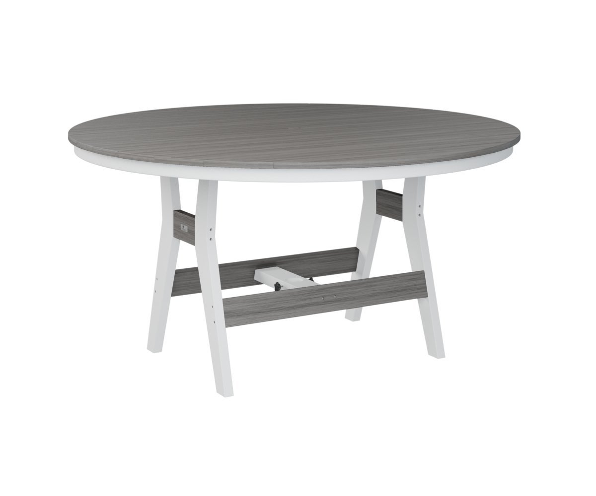 Berlin Gardens Harbor 60" Round Poly Table from DutchCrafters Amish