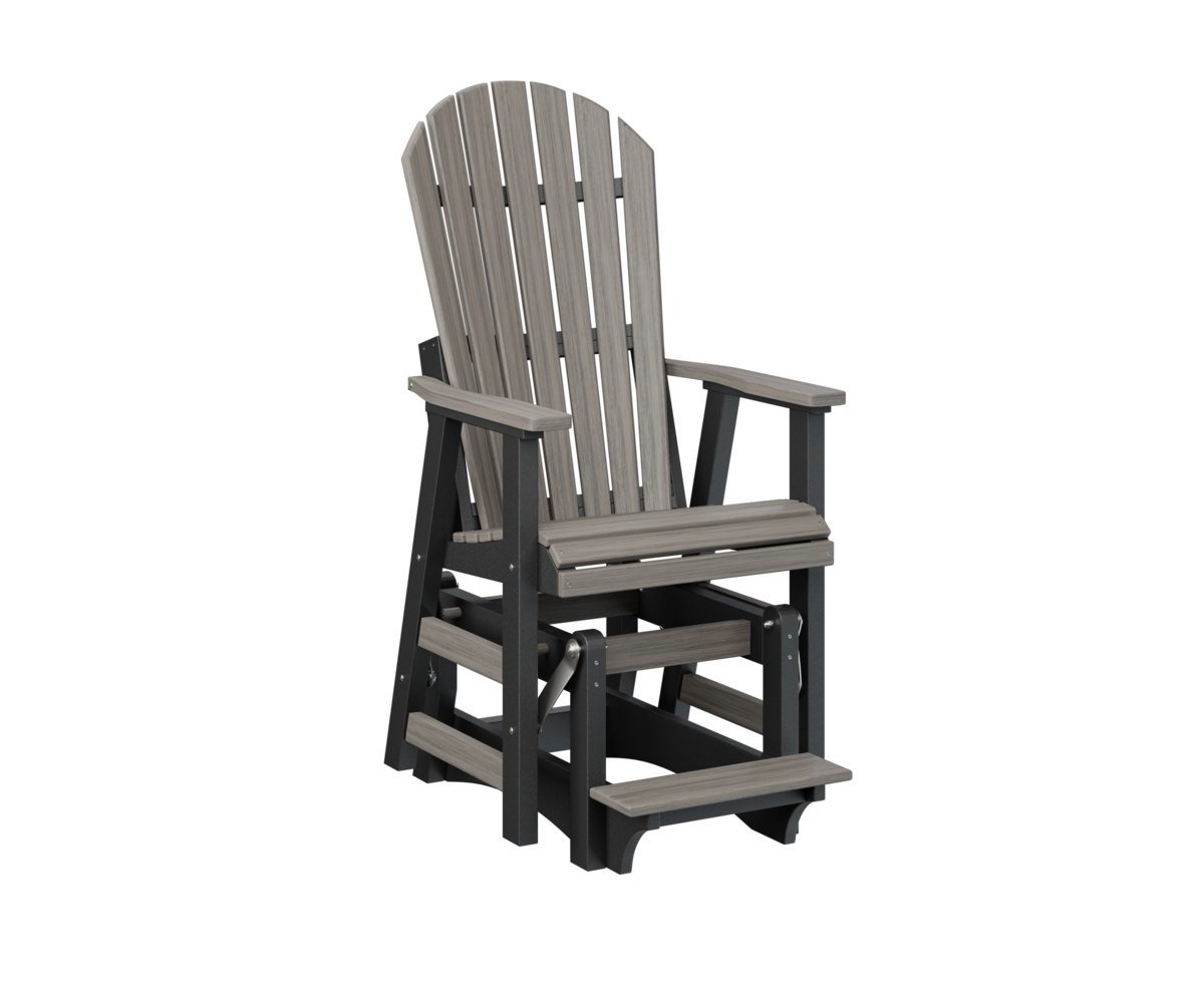 Berlin Gardens Comfo Back Counter Poly Glider Chair from