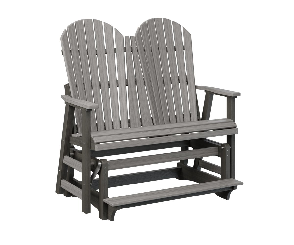 Berlin Gardens Comfo Back Double Counter Poly Glider Bench from