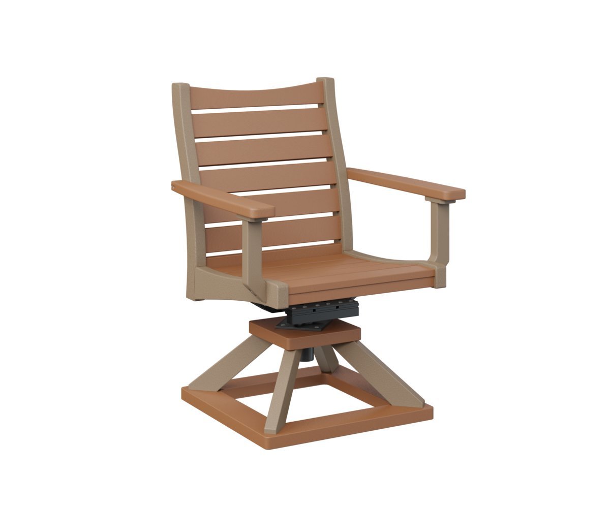 Berlin Gardens Bristol Swivel Rocker Dining Chair from