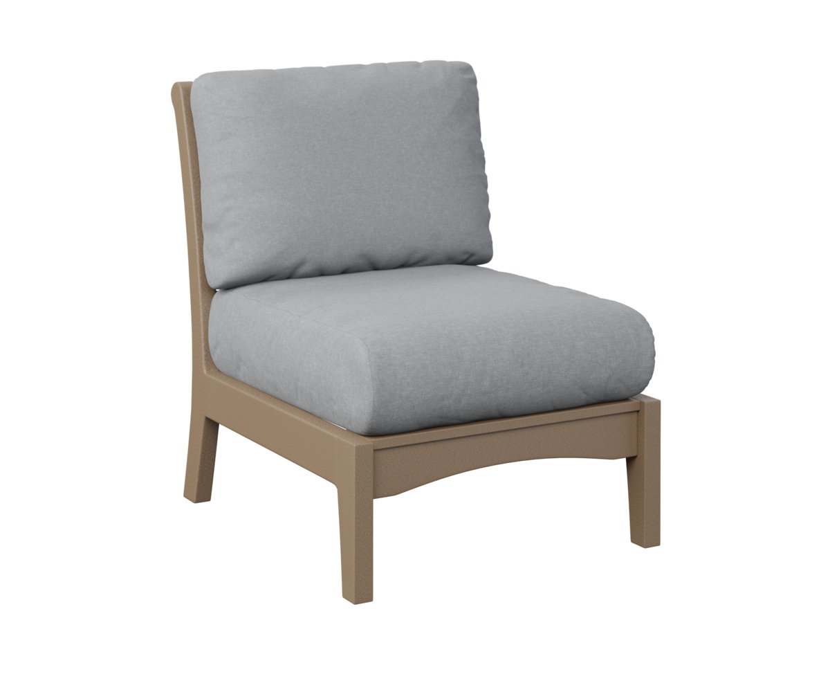Berlin Gardens Classic Terrace Armless Poly Chair from
