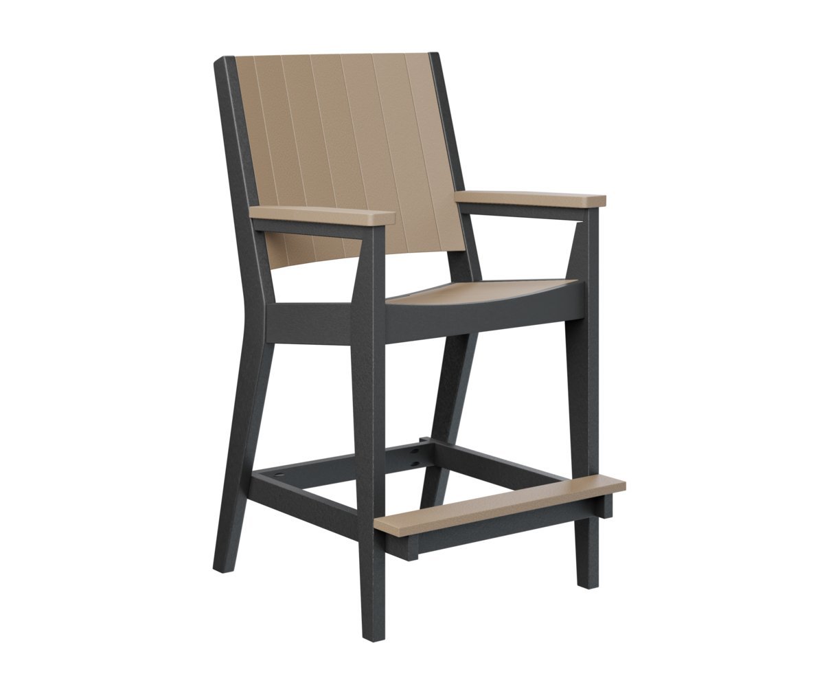 Berlin Gardens Mayhew Poly Chat Bar Chair from DutchCrafters Amish