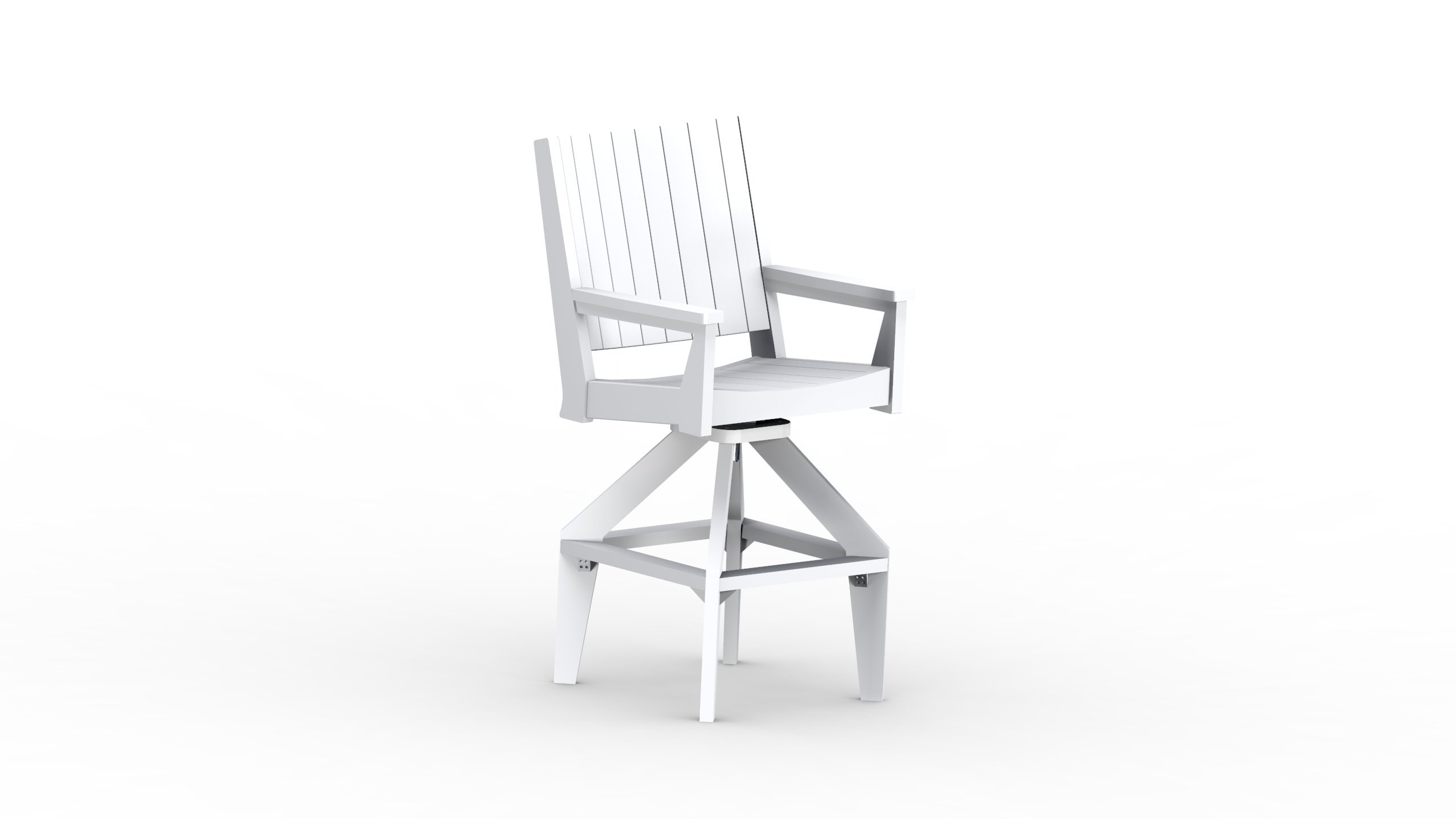 Berlin Gardens Mayhew Poly Chat Swivel XT Bar Chair from