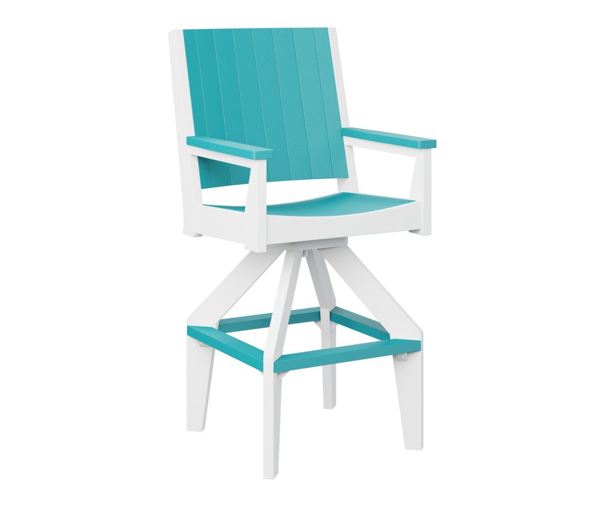 Berlin Gardens Mayhew Poly Chat Swivel XT Bar Chair from