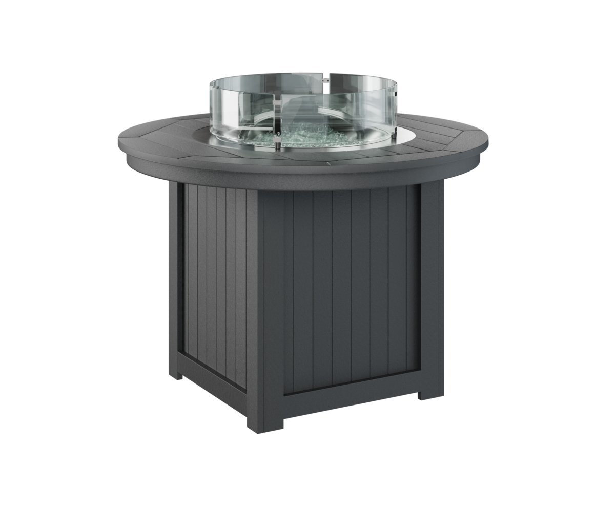 Berlin Gardens Donoma 44" Round Fire Dining Table from