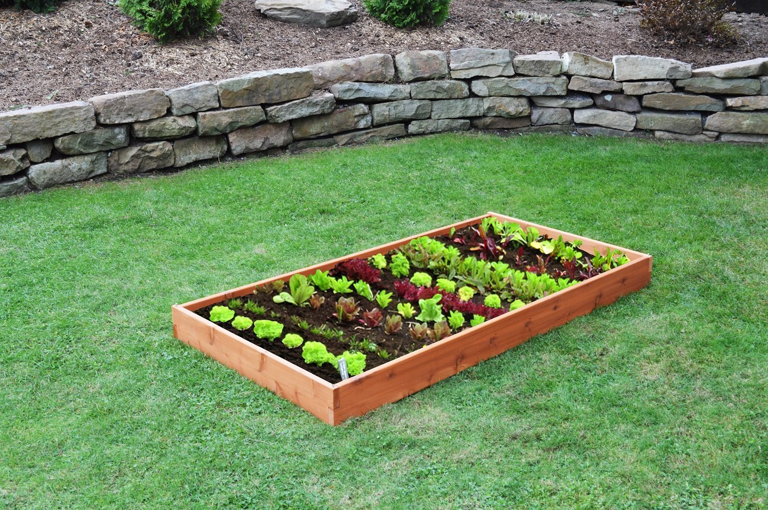 Amish Cedar Wood Raised Garden Bed from DutchCrafters Amish Furniture