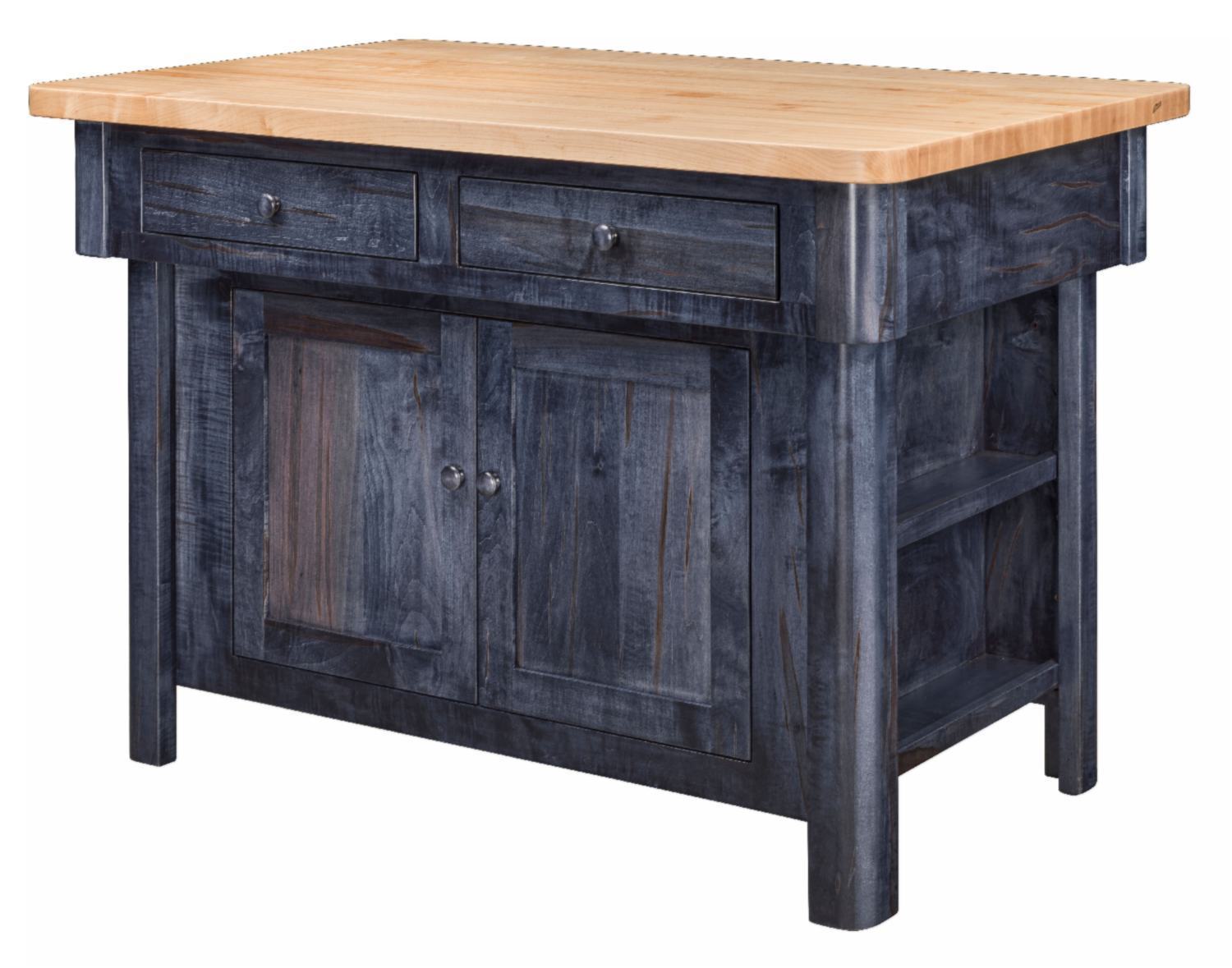 Amish New England Kitchen Island from DutchCrafters Amish Furniture