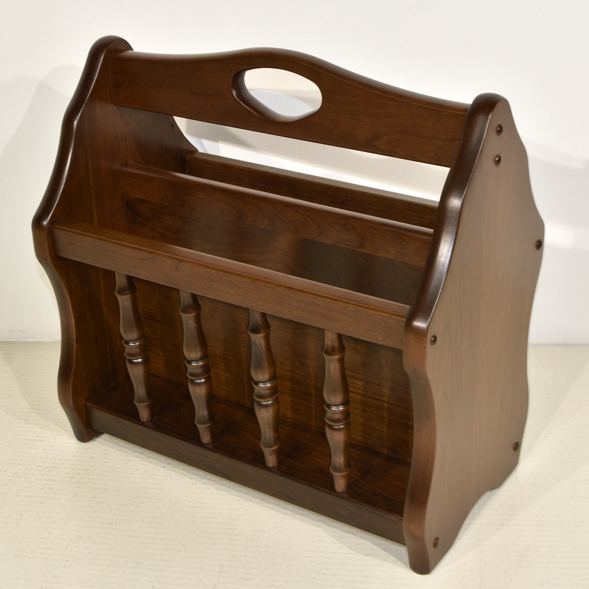 Cherry Magazine Rack from DutchCrafters Amish Furniture Store