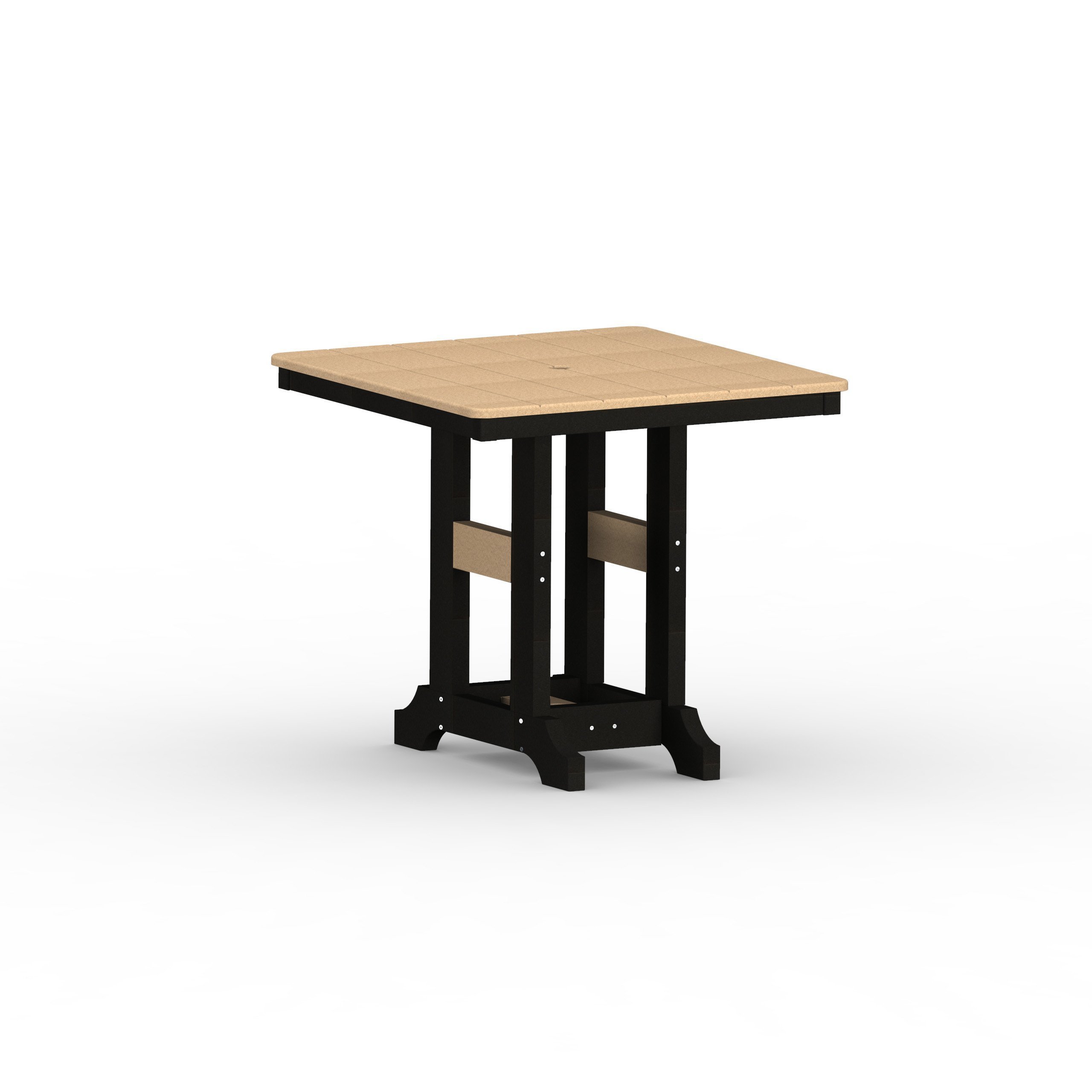 Berlin Gardens Classic 33" Square Poly Dining Table from
