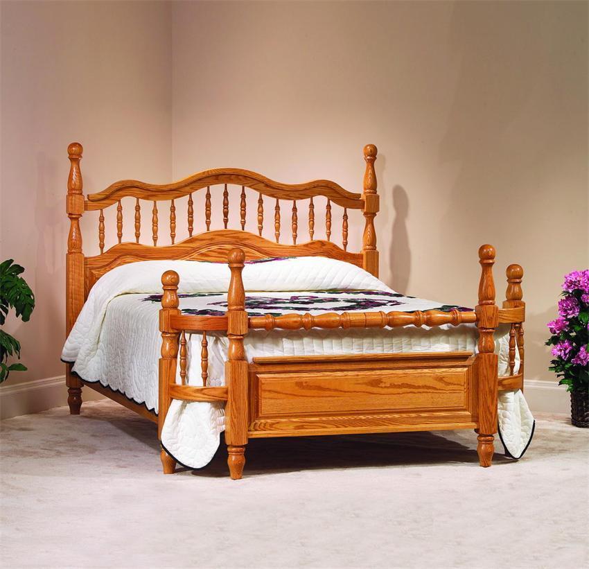 Wrap Around Bedford Wrap Bed from DutchCrafters Amish Furniture