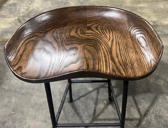 Tractor Seat Counter and Bar Stool from DutchCrafters Amish Furniture