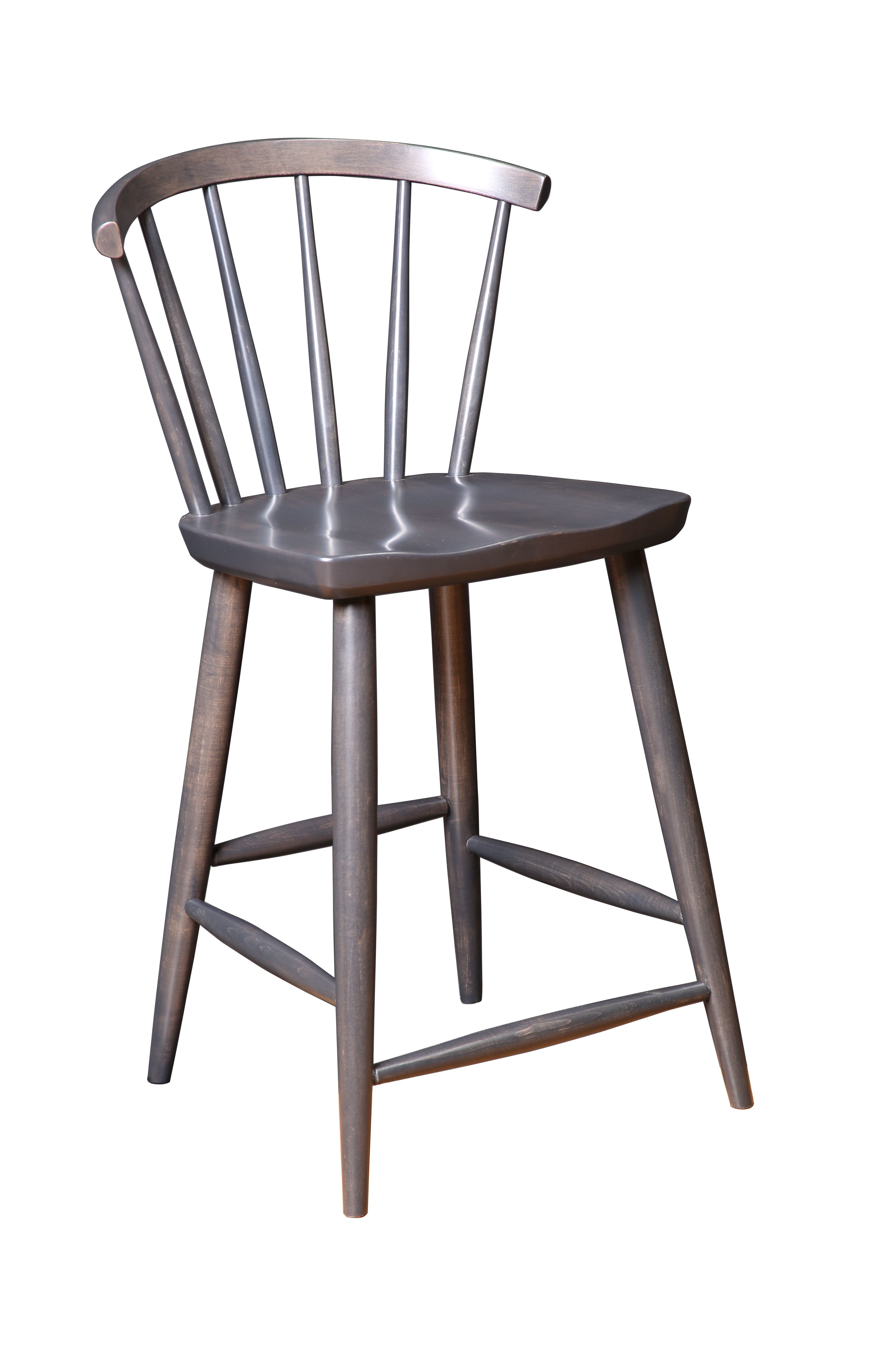 Mid-Century Swivel Counter Stool from DutchCrafters Amish