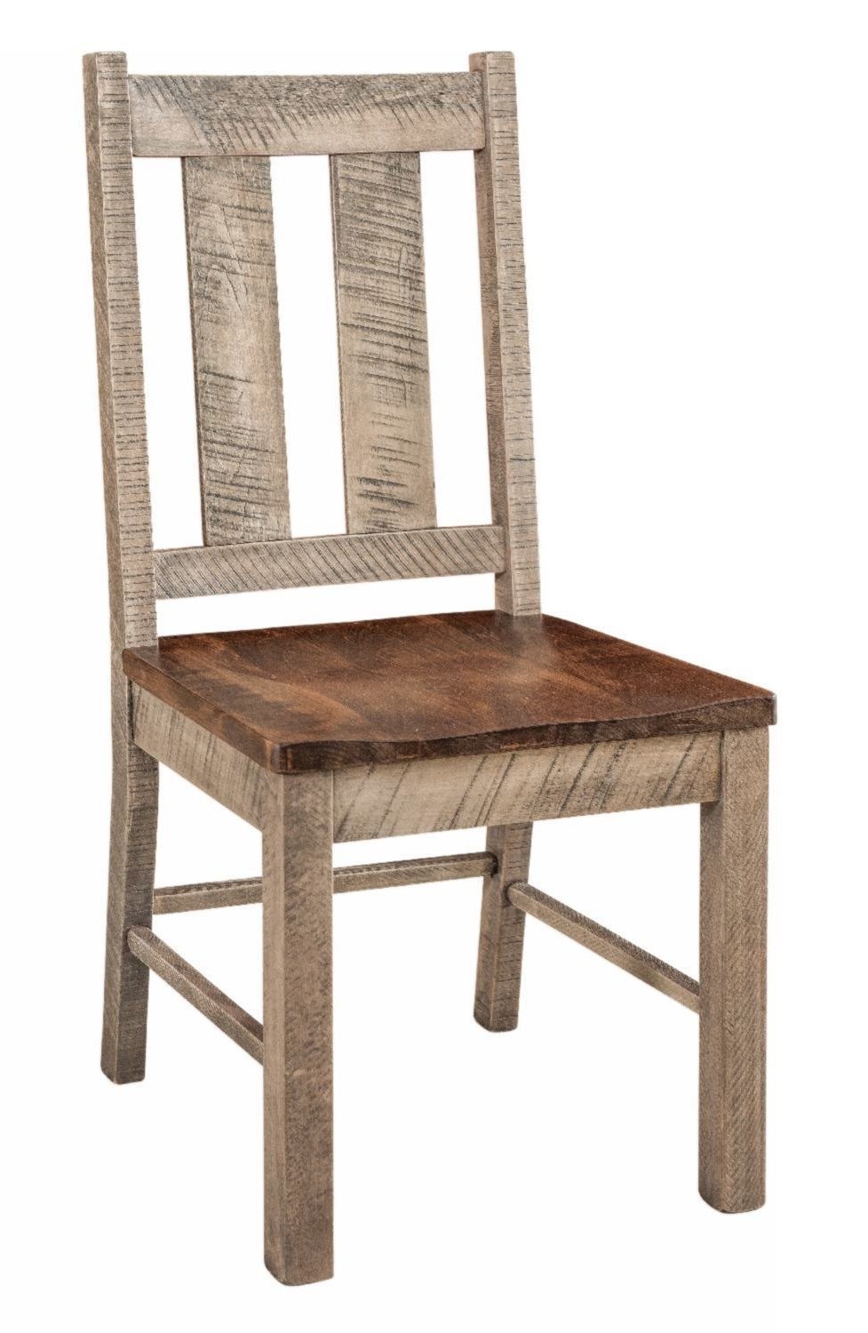 Rustic Wormy Maple Dining Chairs | Handcrafted Amish Chairs