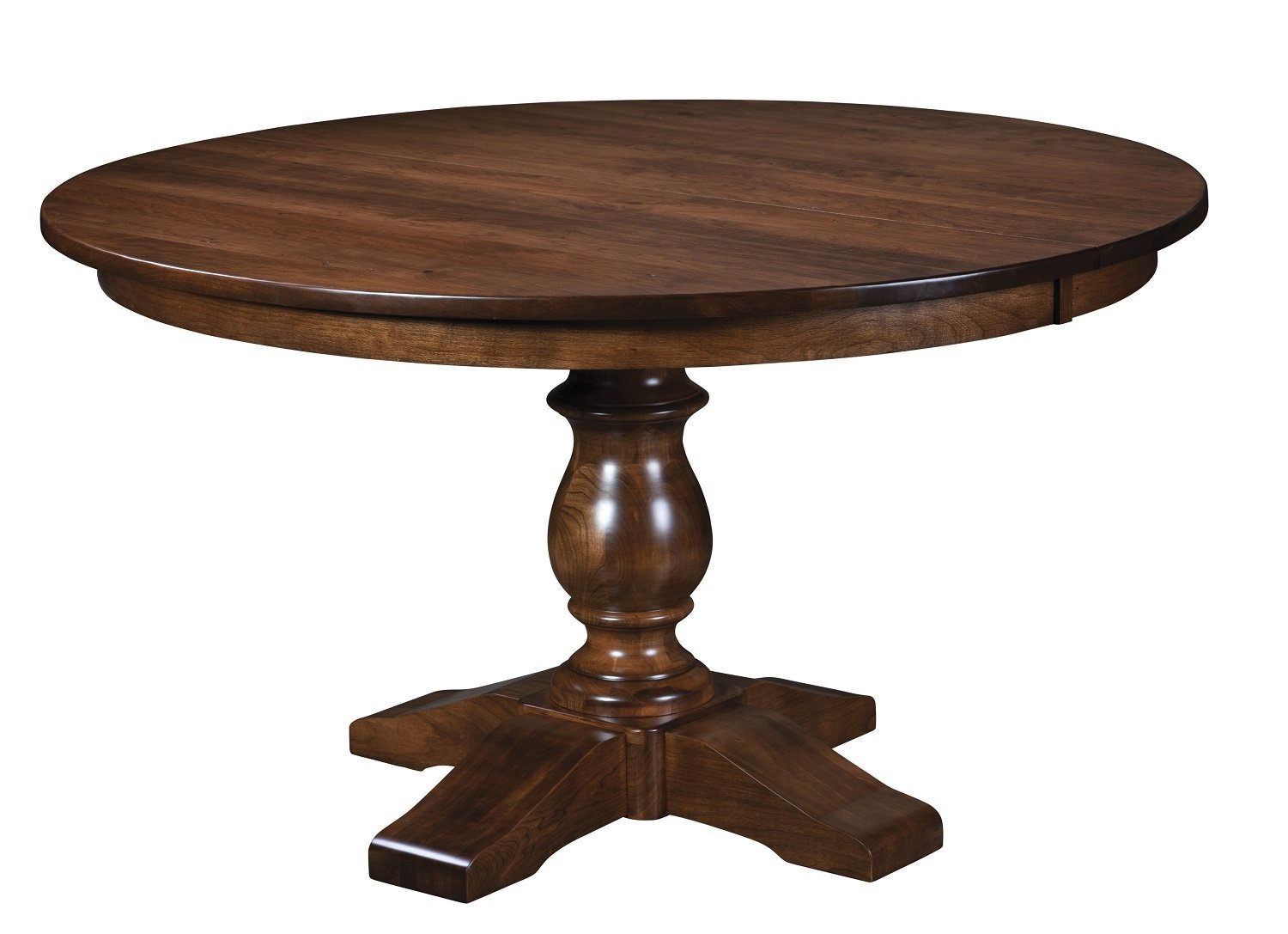 Carmel Single Pedestal Dining Table from DutchCrafters Amish Furniture