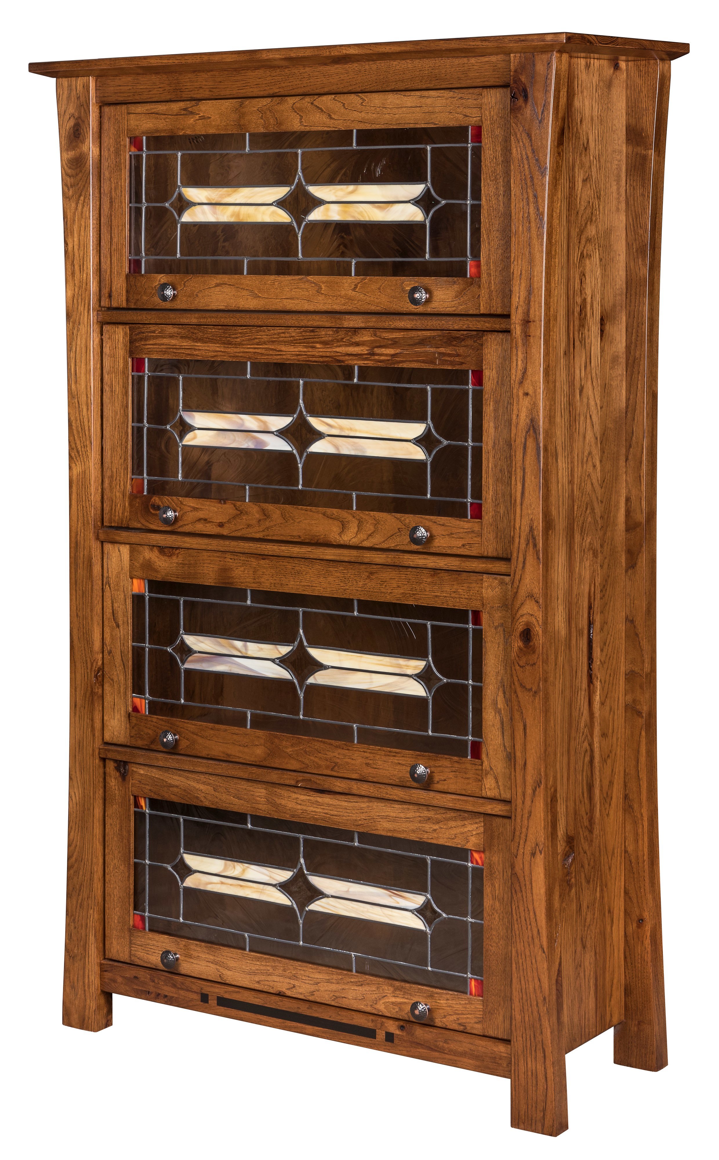 Sathmore Mission Barrister Bookcase from DutchCrafters Amish Furniture