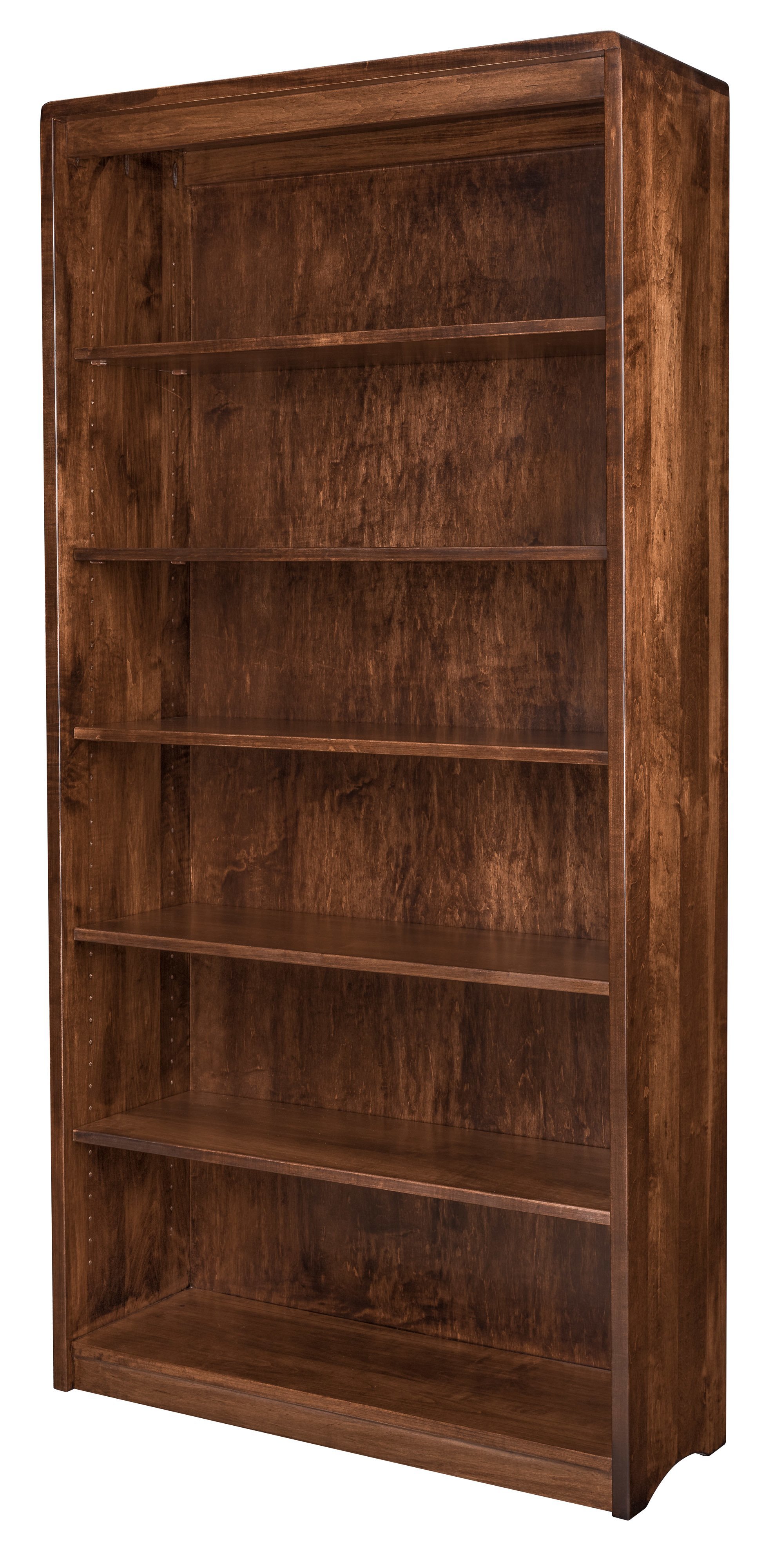 Custom Solid Wood Garland Waterfall Bookcase from DutchCrafters Amish