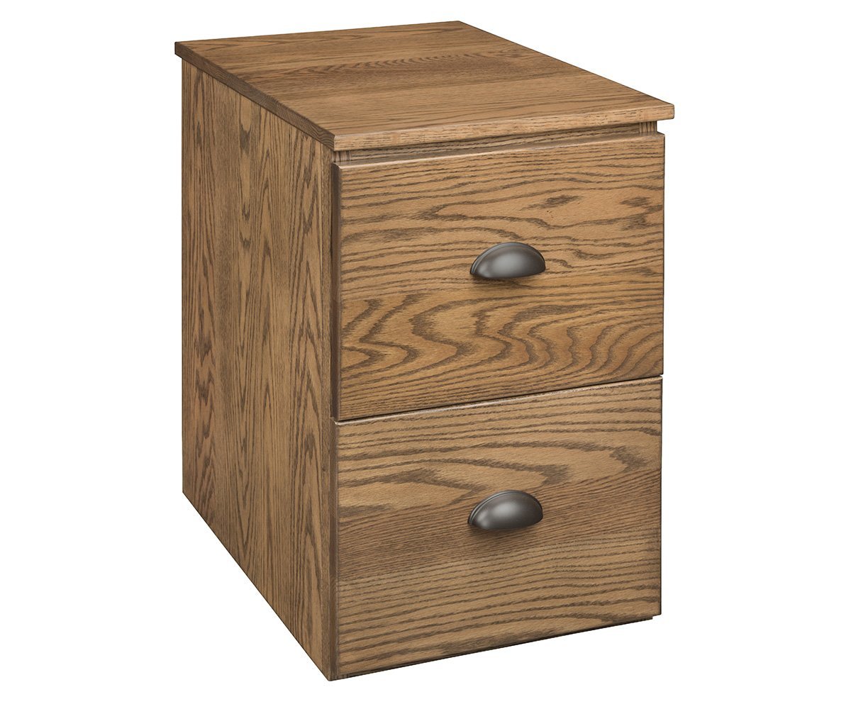 Austin 2-Drawer Solid Wood Filing Cabinet from DutchCrafters Amish
