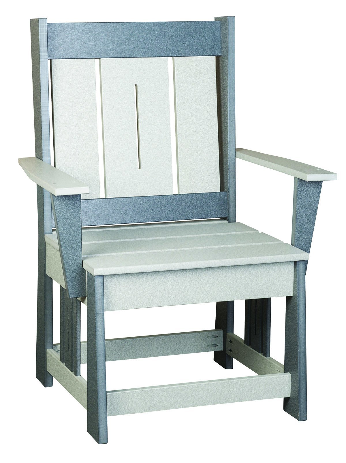Modern Designs Poly Mission Chair with Slat from DutchCrafters Amish