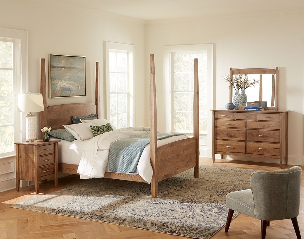 Modern Chifferobe with Sliding Door from DutchCrafters Amish Furniture