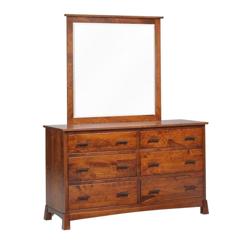 modern rustic bedroom dresser European Farmhouse 6 Drawer Dresser