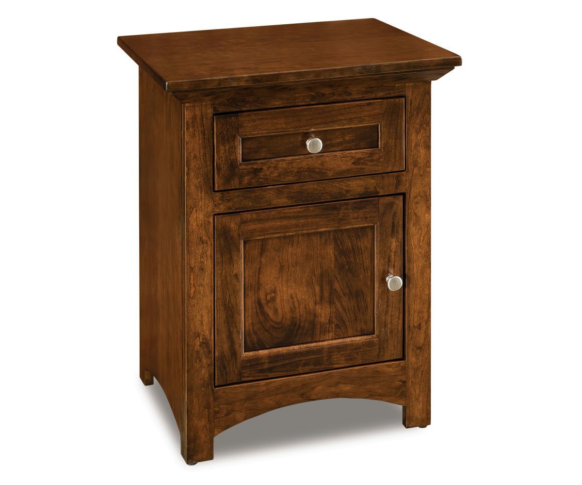 Hardwood Nightstand Cabinet from DutchCrafters Amish Furniture