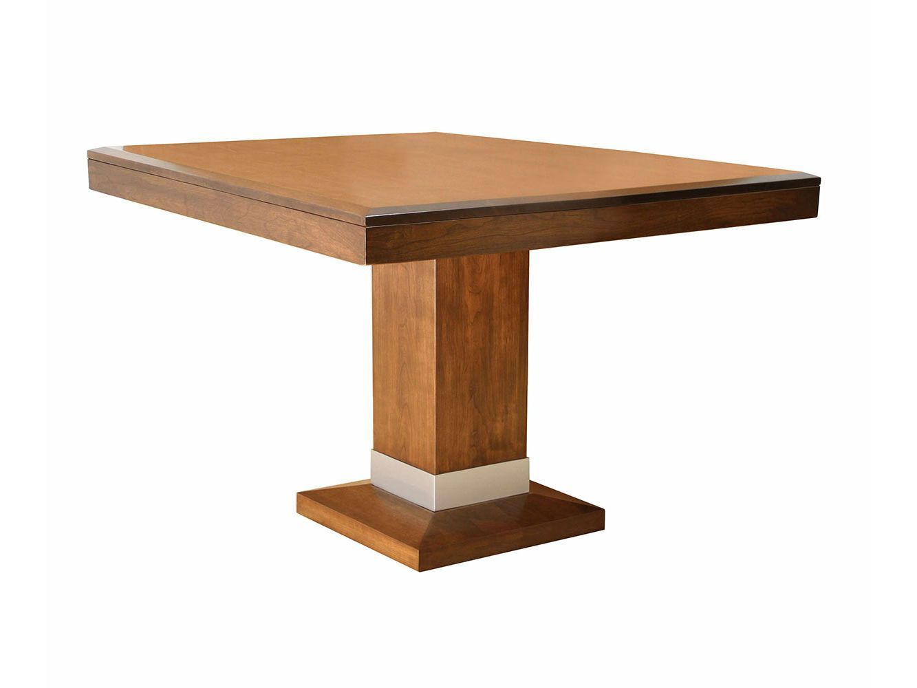 Square Single Pedestal Dining Table from DutchCrafters Amish Furniture