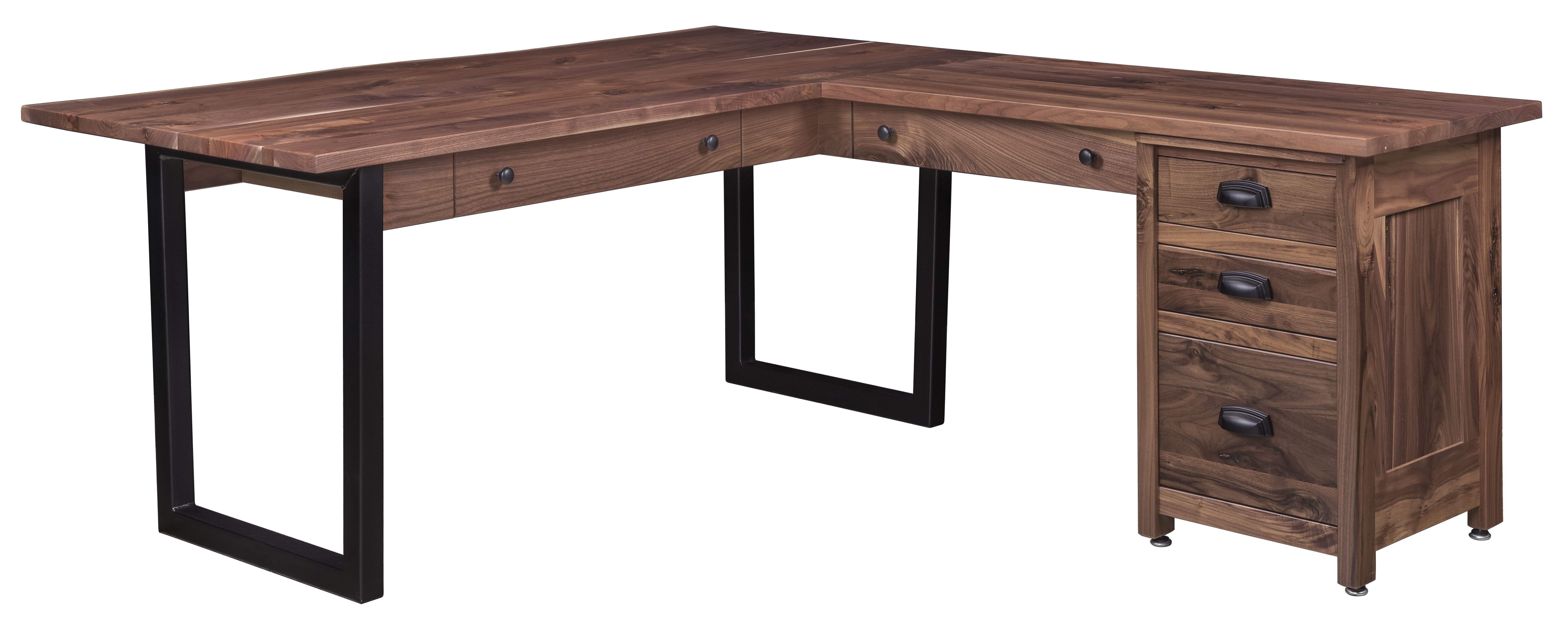 Murello Corner Desk from DutchCrafters Amish Furniture