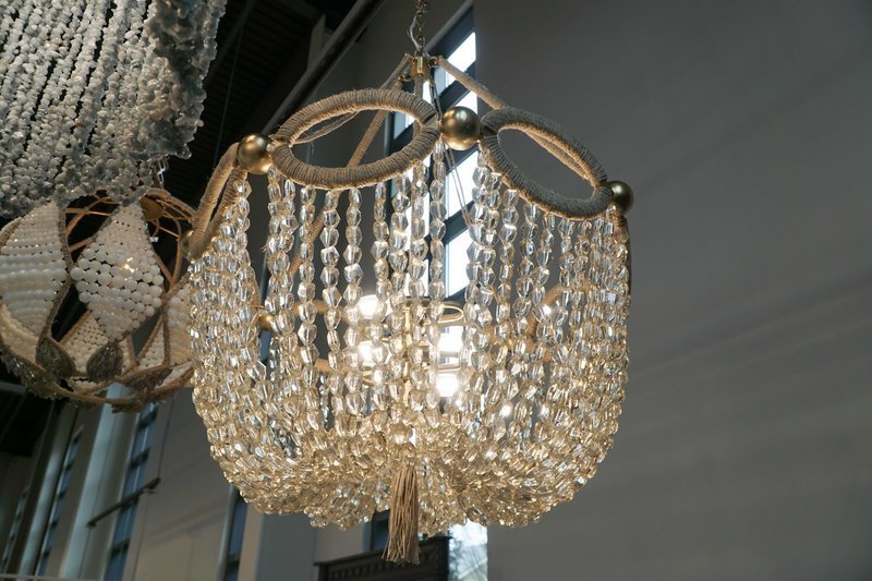 American Made Fiona Beaded Chandelier from DutchCrafters Amish