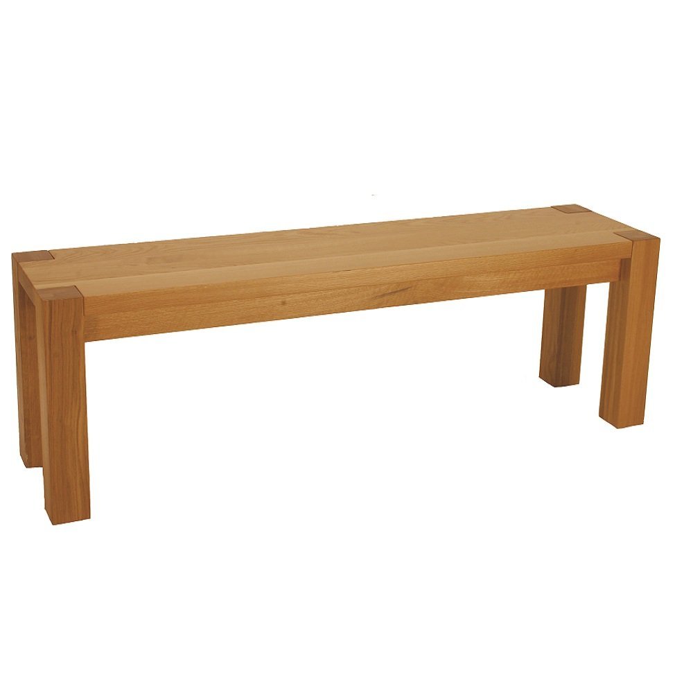 Rustic Solid Wood Dining Bench from DutchCrafters Amish Furniture