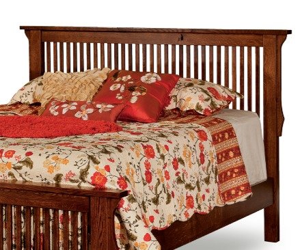Kamako商品2点TRAVAIL MANUEL plain people Stick Mission Headboard from DutchCrafters Amish Furniture