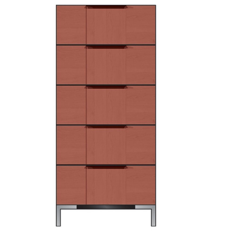 Modern Chest with Metal Base & Contemporary Drawer from