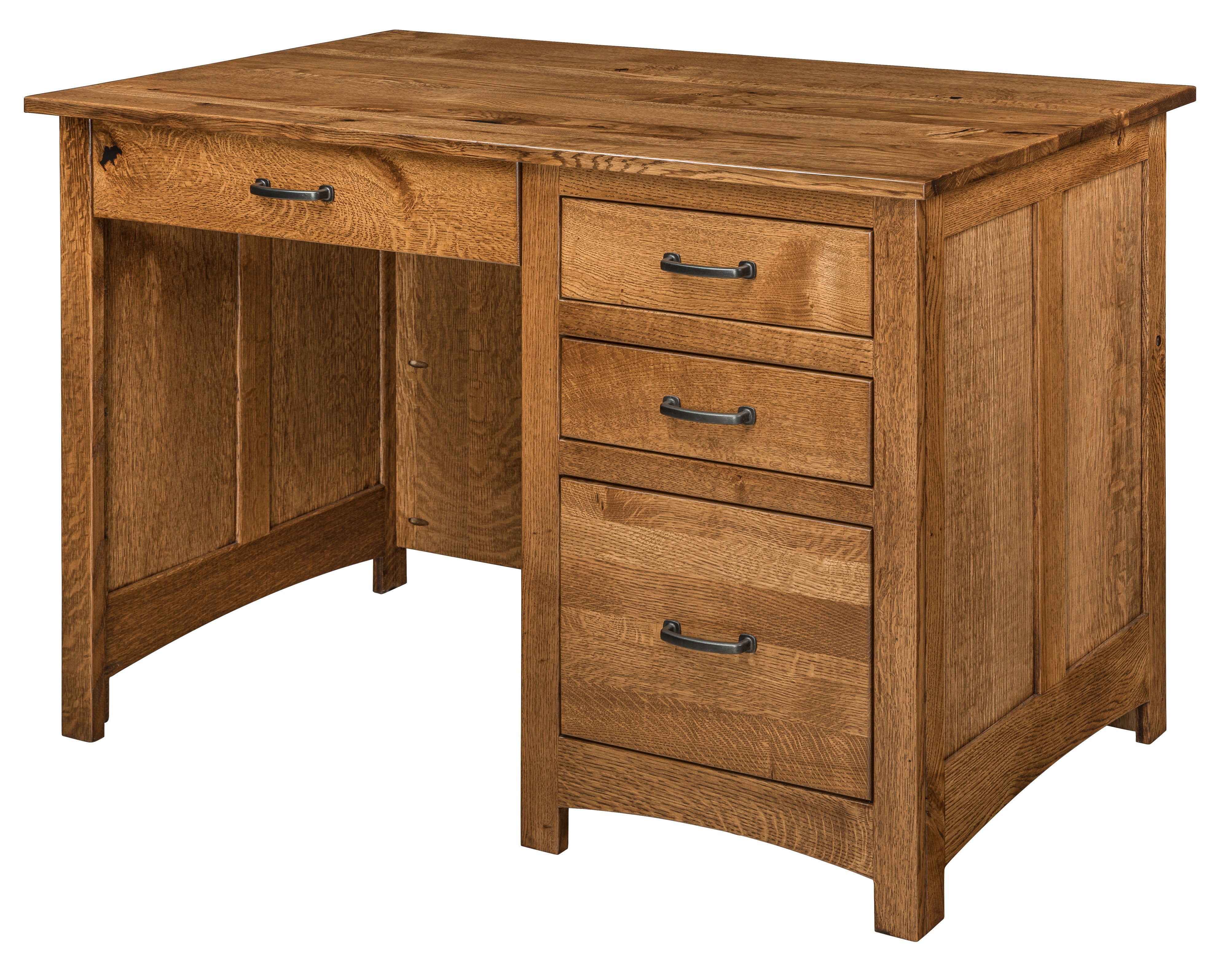 Oak Wood Desk - Quick Ship from DutchCrafters Amish Furniture