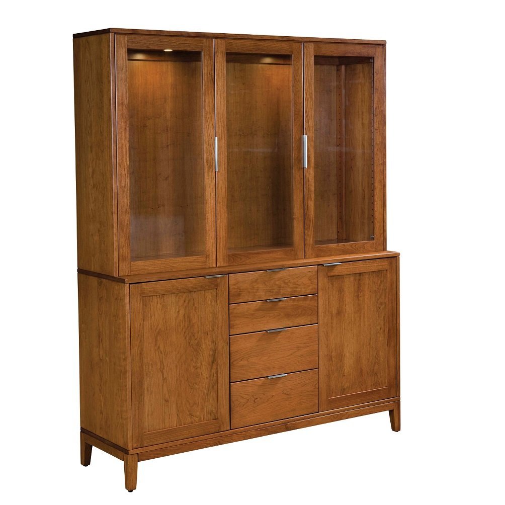 Contemporary China Cabinet with Optional Hutch from