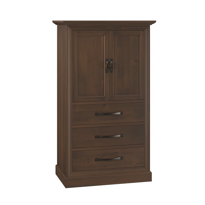 Amish Andy Leigh Armoire | Handcrafted Solid Wood Storage