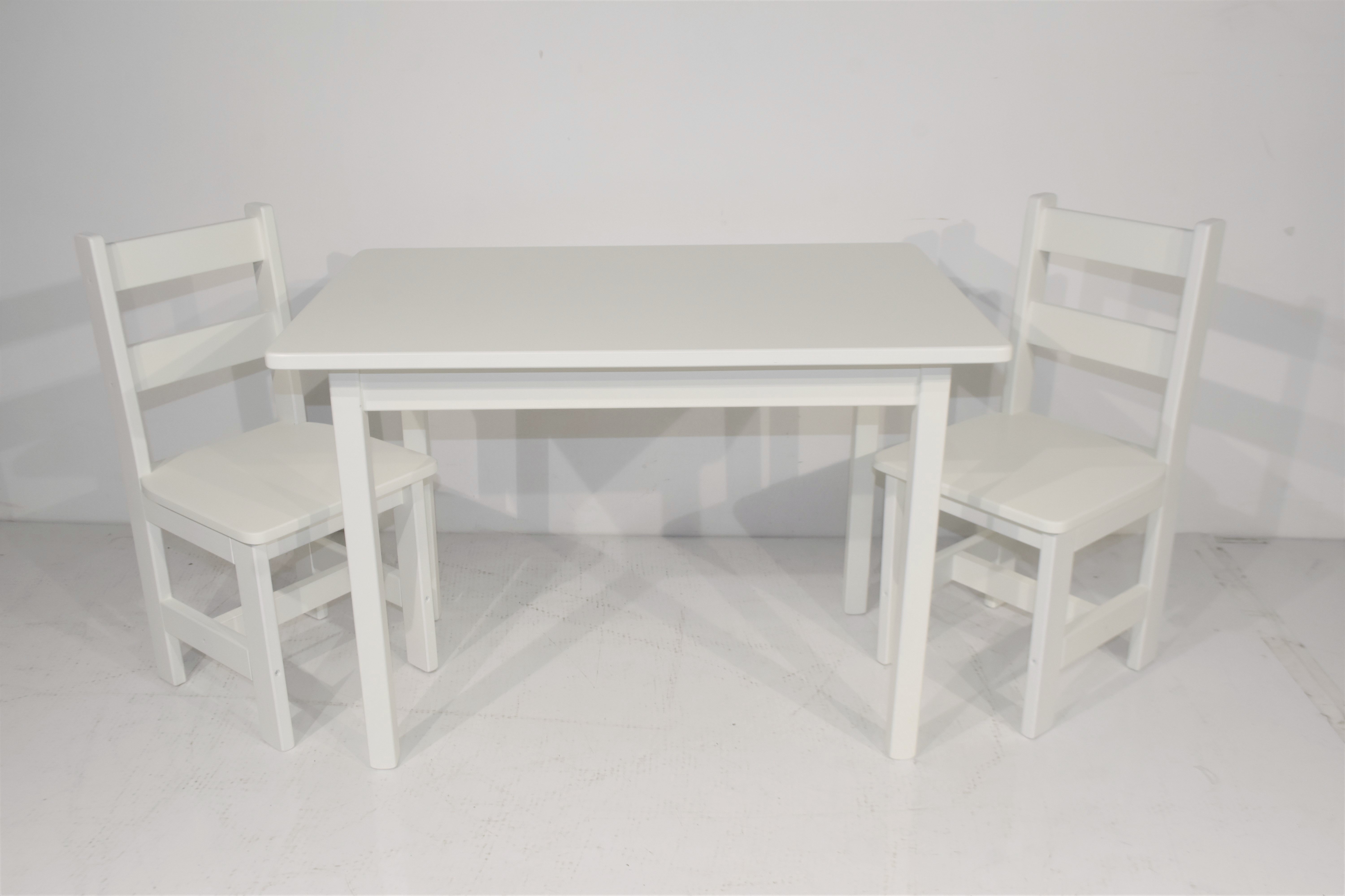 Solid Wood Kids Table Set In-Stock from DutchCrafters Amish Furniture