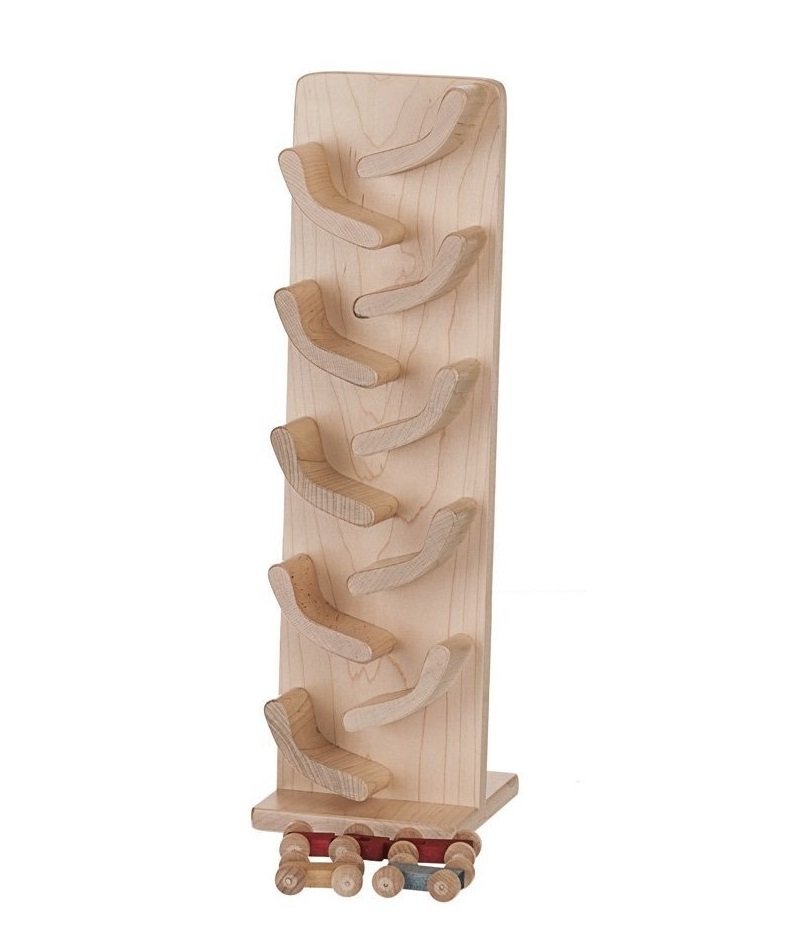Red and Yellow Toy Car Roller In-Stock from DutchCrafters Amish