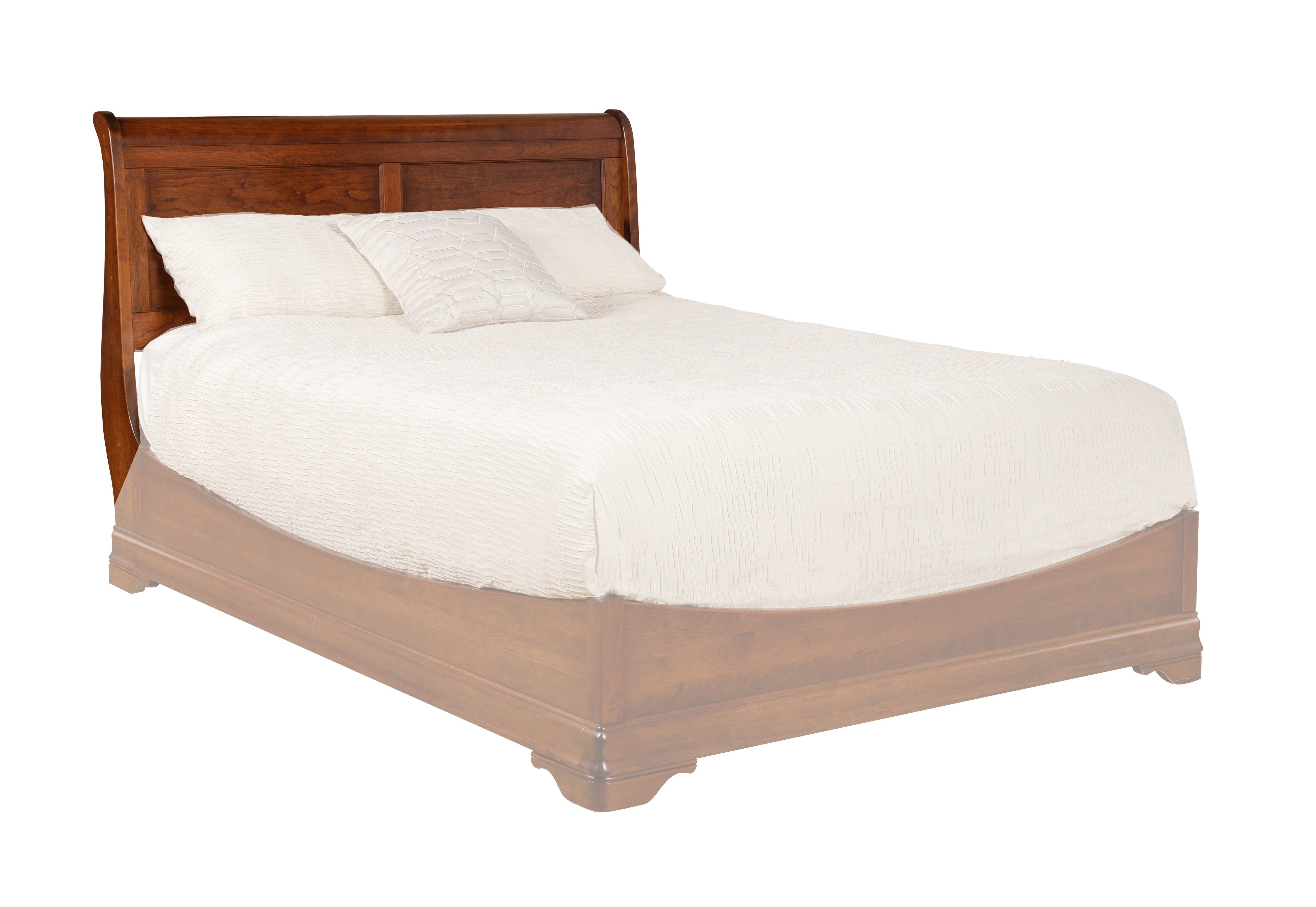 Amish Arleta Calais Sleigh Headboard Only