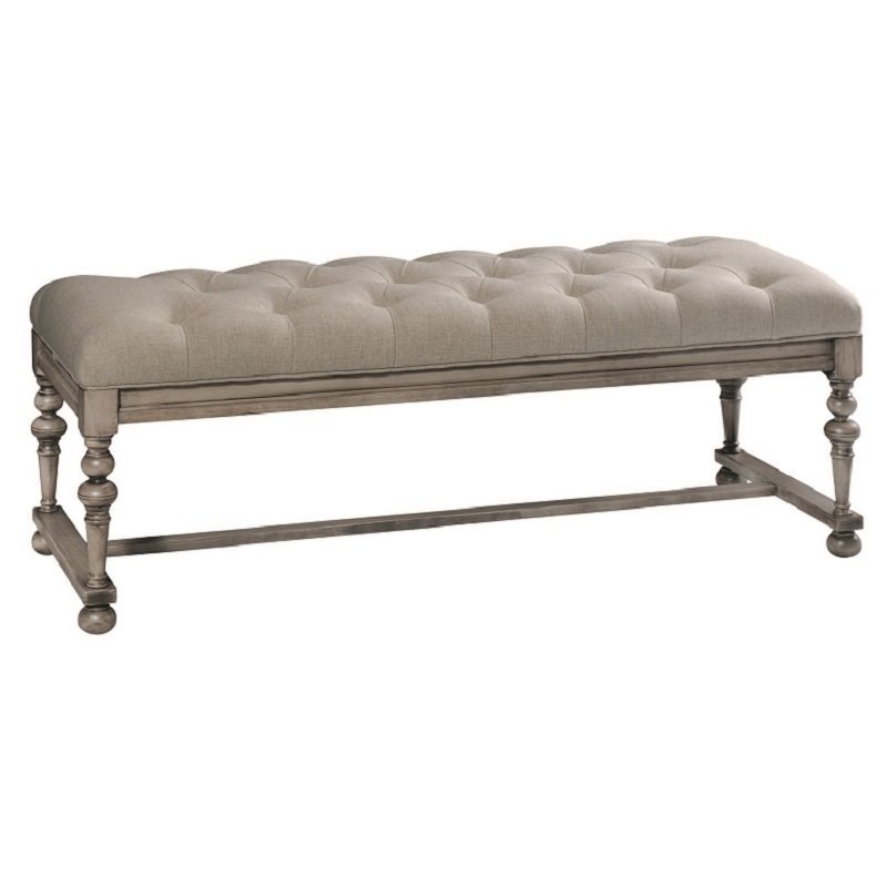 Tufted Upholstered Bedroom Bench from DutchCrafters Amish Furniture