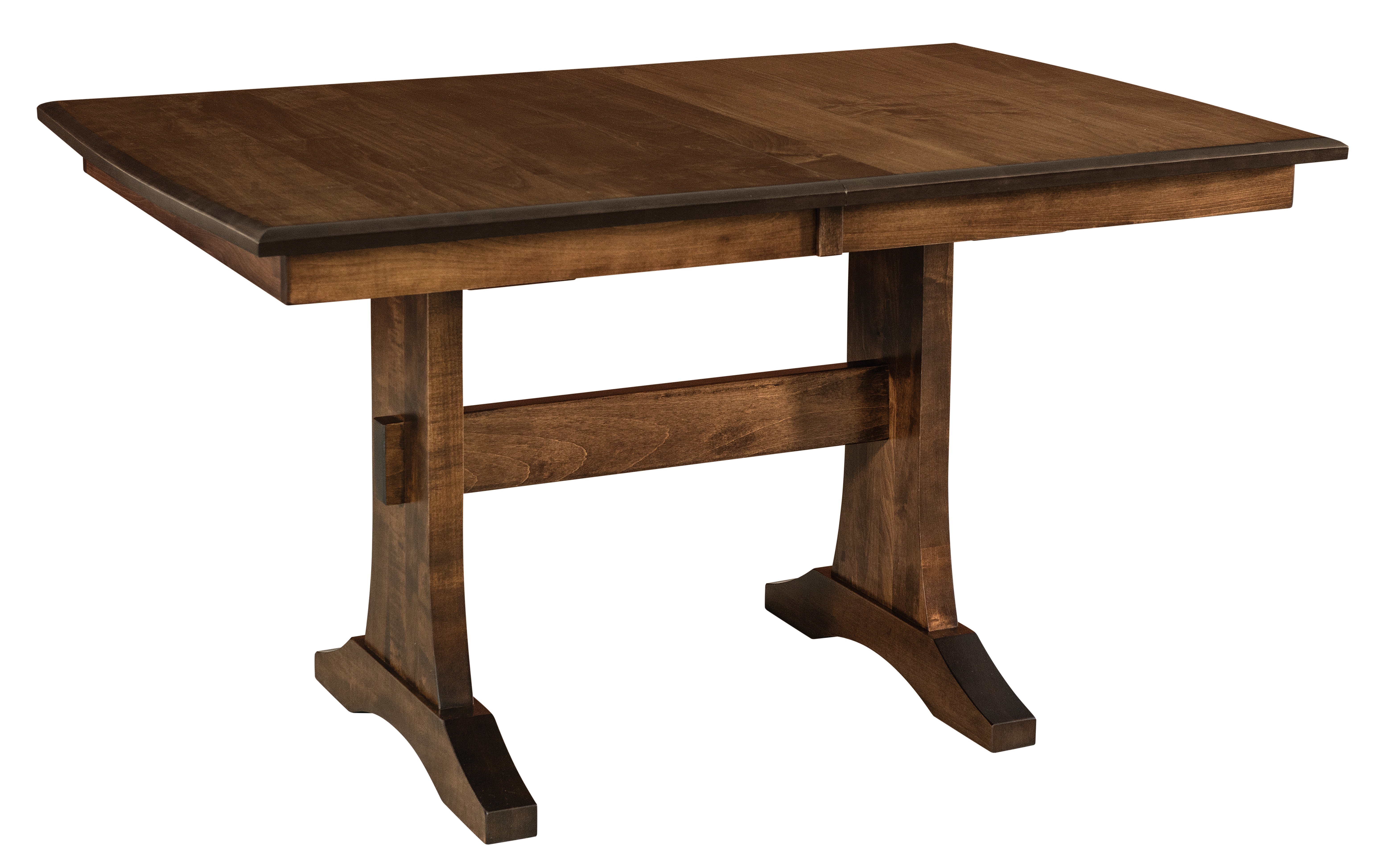 Solid Wood South Padre Trestle Dining Table - Quick Ship - Quick Ship
