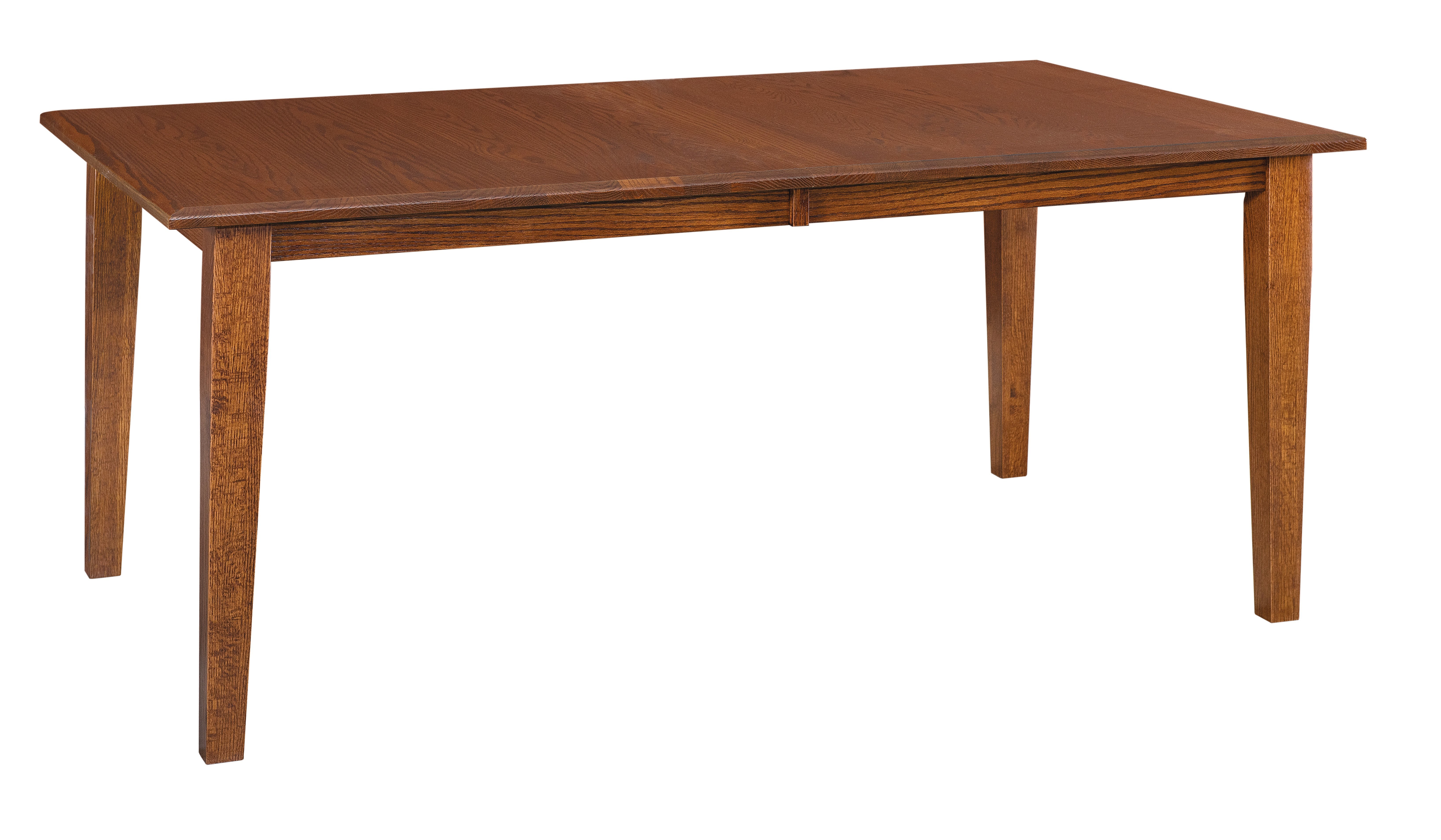 Oak Wood Extension Dining Table - Quick Ship from DutchCrafters Amish