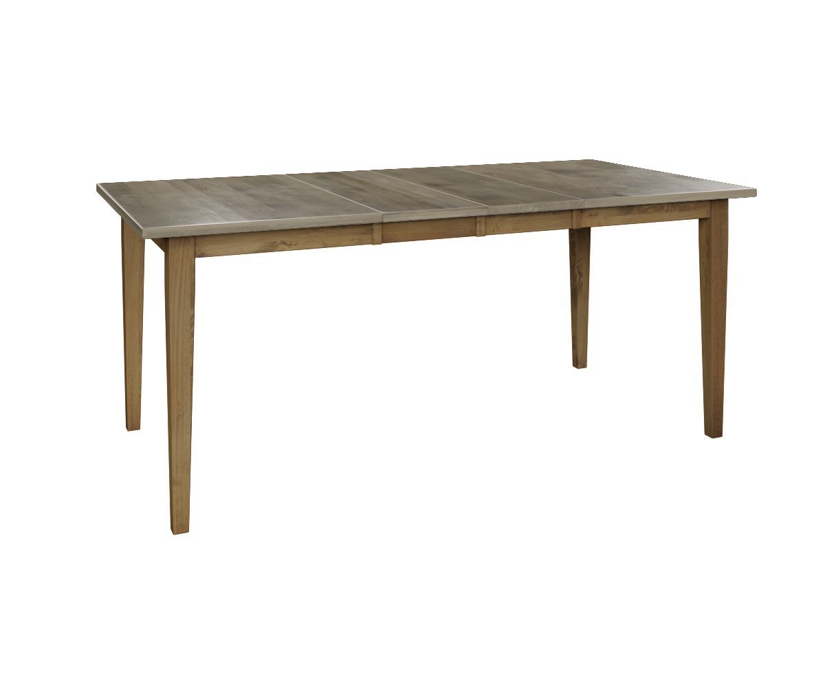 Oak Wood Extension Dining Table - Quick Ship from DutchCrafters Amish