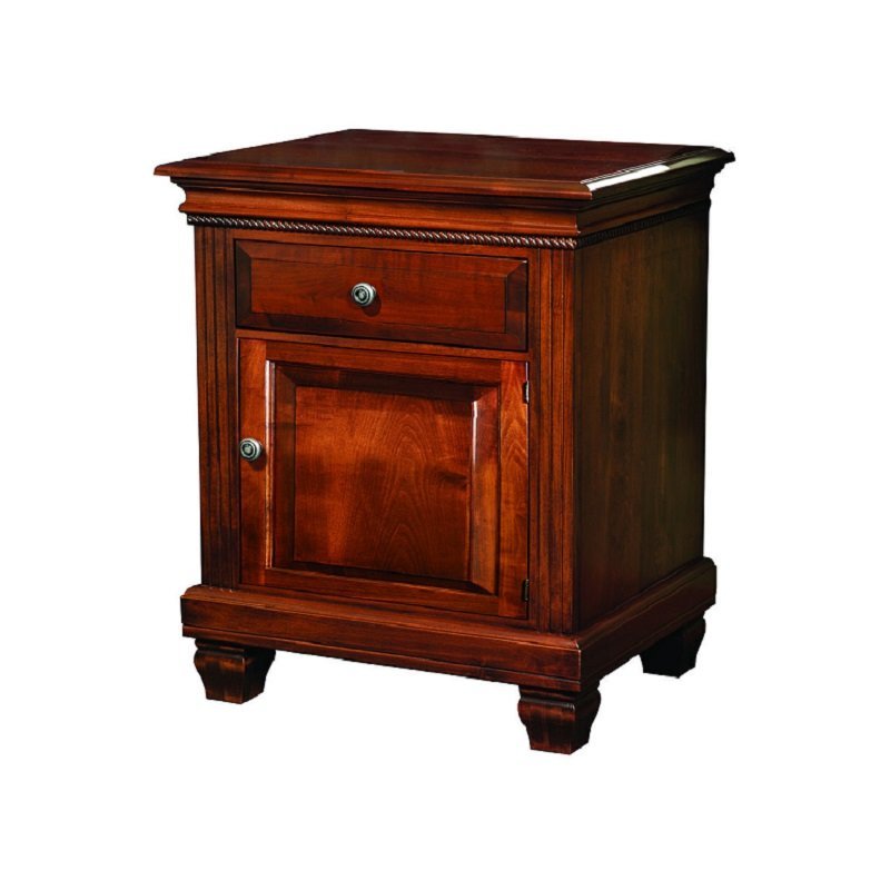 Solid Wood Nightstand Cabinet from DutchCrafters Amish Furniture