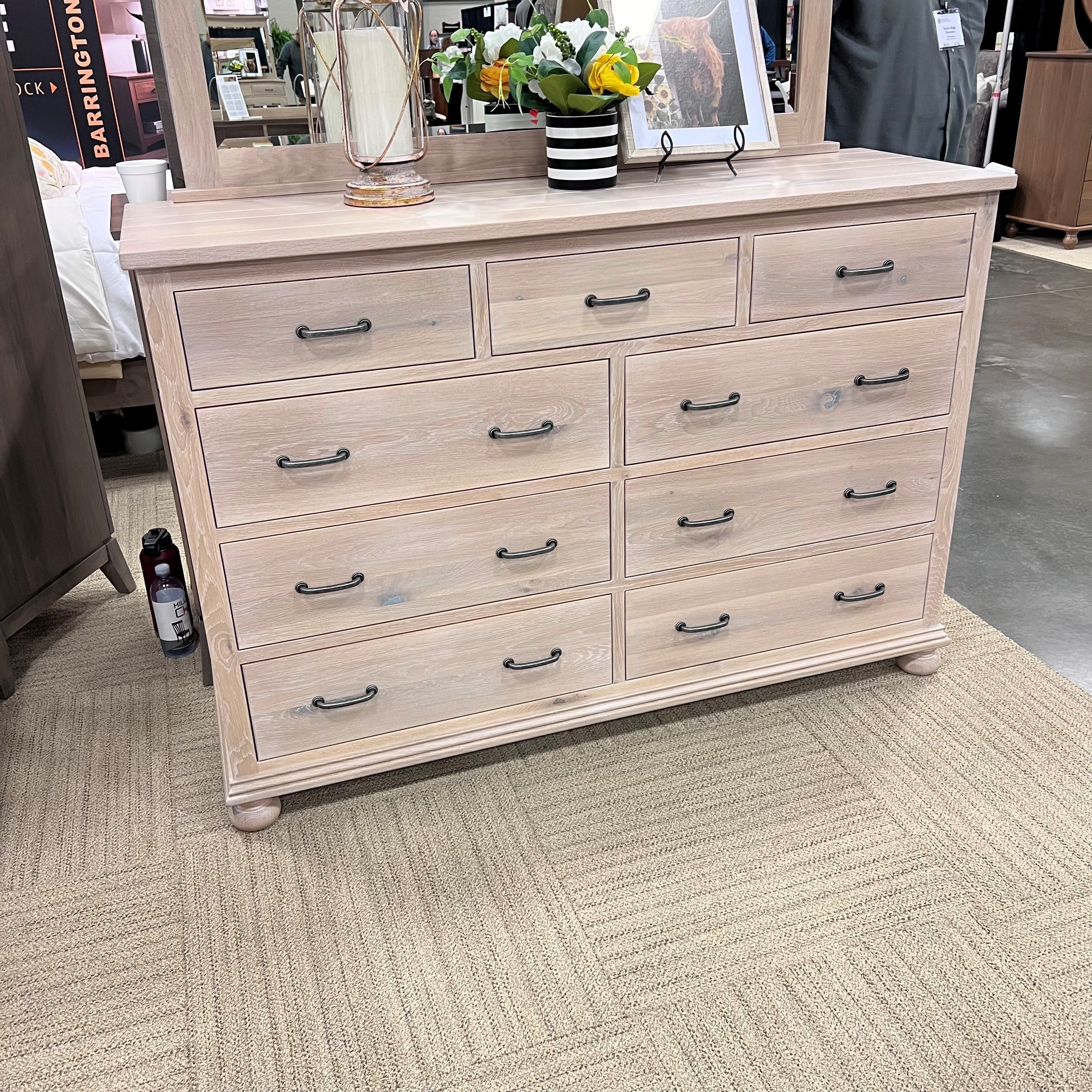 wood tall dresser Rustic Hickory main image 1